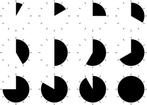 clock pie chart