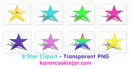 free star transparent png clipart