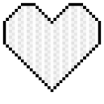 gray-pixel-art-heart