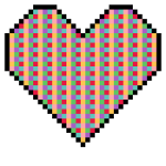 pixel art heart