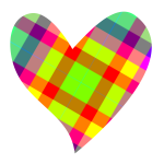 colorful heart shape clipart