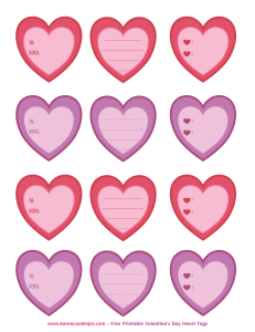 heart tags as clipart