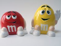 M&M Character Salt and Pepper Shakers