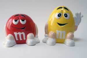 M&M Character Salt and Pepper Shakers